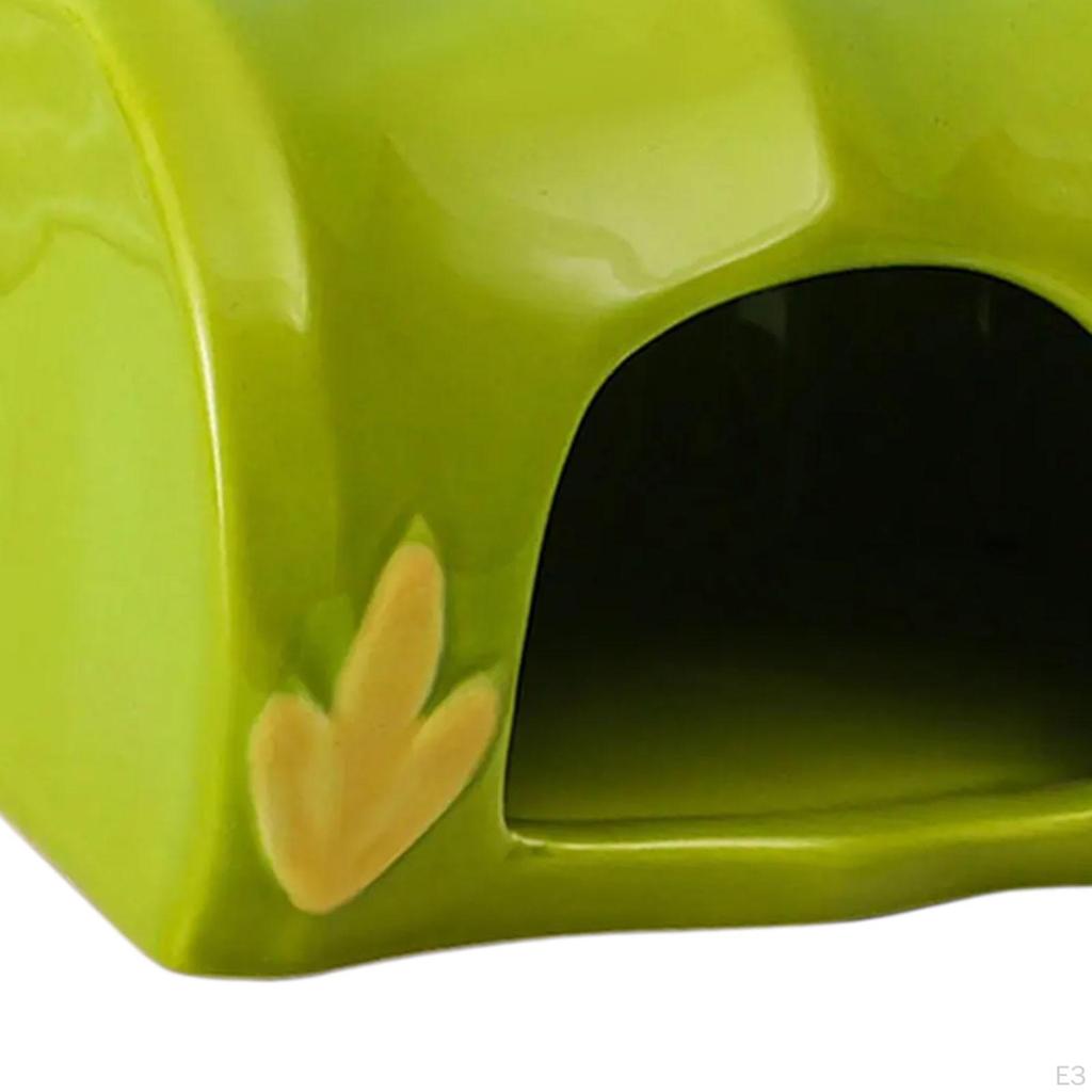 Ceramic Hamster House Bed Small Sleep Animal for Chinchillas Gerbils Rats