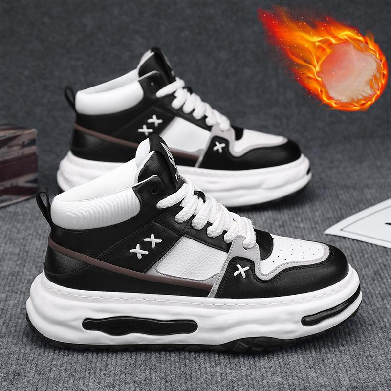 Fashion Men Platform Sports Casual Shoes Autumn Winter Warm Vulcanized Shoes Men Soft Comfortable Popular Sneakers Zapatillas Hombre