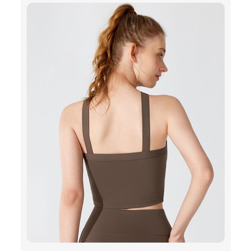 Sports Underwear Running Anti-shock Yoga Back Fast Drying Bra Tank Top Fitness Yoga Clothing Hanging Neck Type Summer Underwear