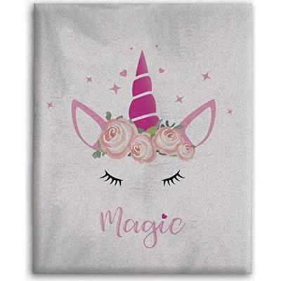 Unicorn Fleece Throw 130 X 160