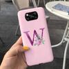 For Xiaomi Poco X3 NFC Case Soft Silicone TPU Cute Letter Back Cover For Xiaomi Poco X3 Pro Bumper PoxoX3 NFC Phone Cases 6.67''
