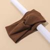 Cashmere Wide Headbands for Women Elastic Cross Hairbands Soft Turban Headwrap Solid Bandana Bandage Head Scarf Hair Accessories