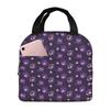 Custom G-Gengars Insulated Lunch Bag for Camping Travel Cartoon Leakproof Cooler Thermal Lunch Box Unisex