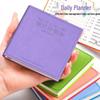 Mini Pocket Daily Planner Square Notebook for Aesthetic Time Management