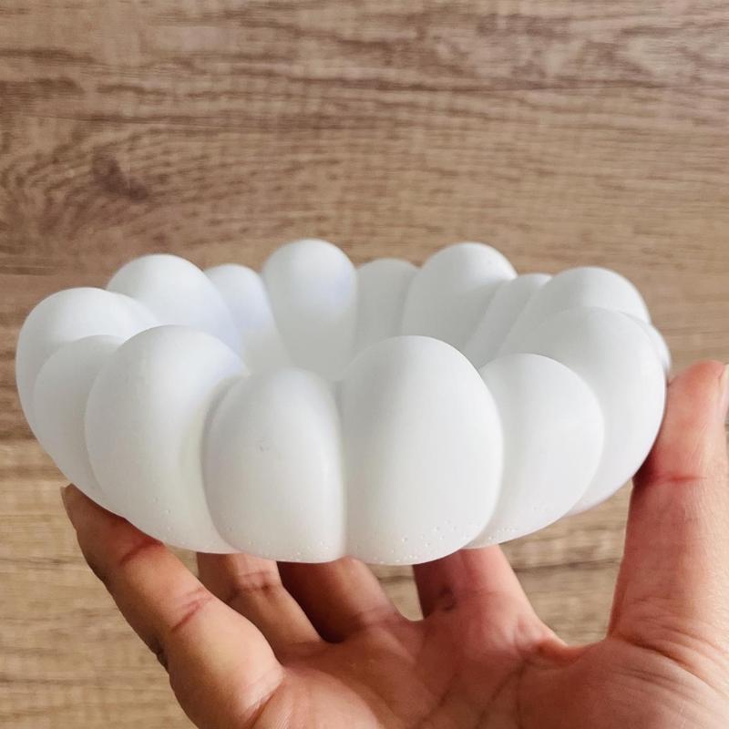 Creative Silicone Tray Mold Epoxy Cloud Shaped Storage Plate Mould Stylish Coaster Mold for Crafting Enthusiasts