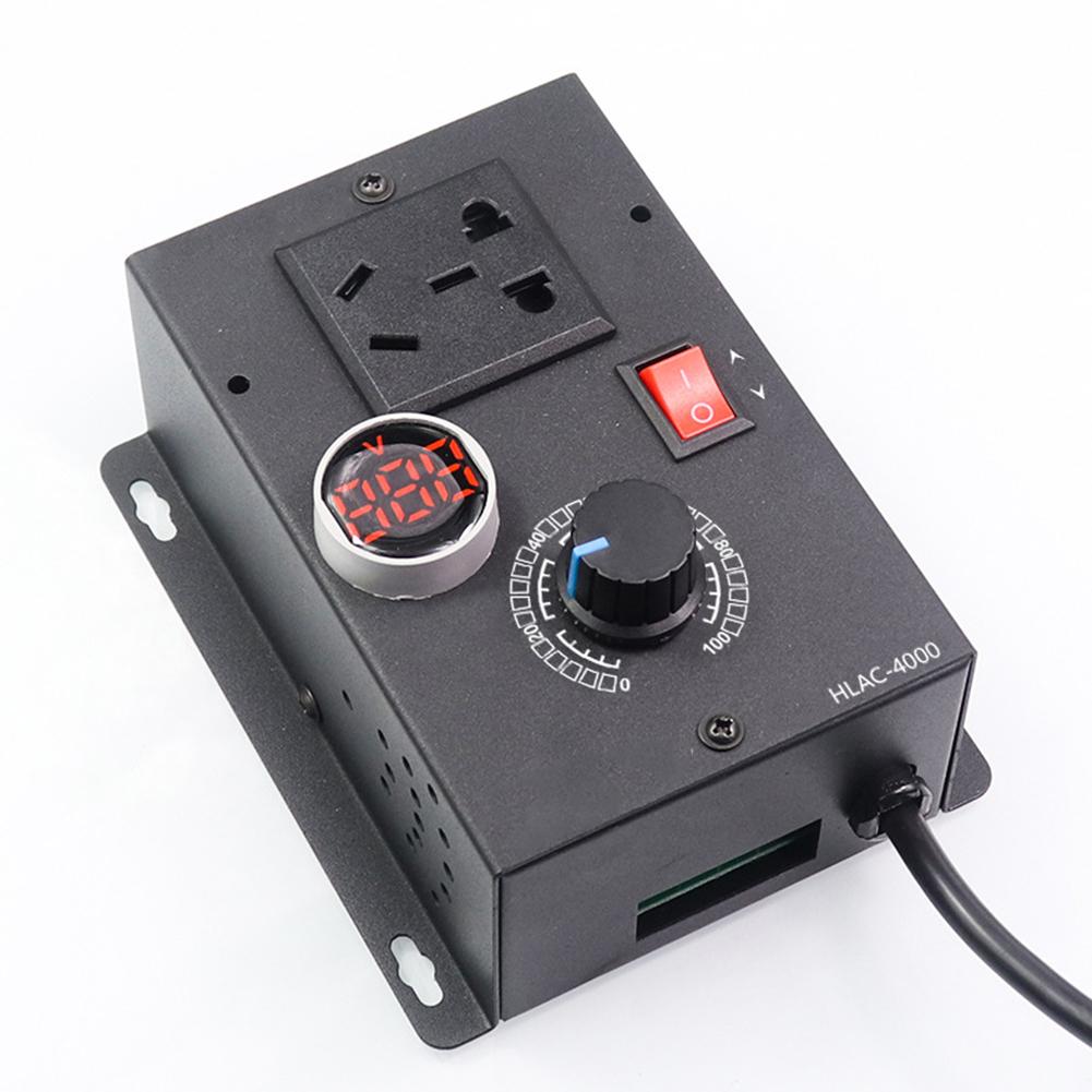 Adjustable AC Voltage Controller 110V Input 1500W Recommended Load for Power Tools and High Voltage Light Strips