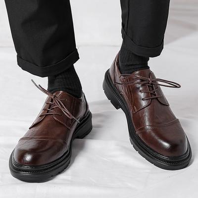 Scarpe formali da uomo in pelle Stile classico elegante da gentiluomo Tempo libero all'aperto festa di lavoro Ufficio matrimonio scarpe da uomo di qualità