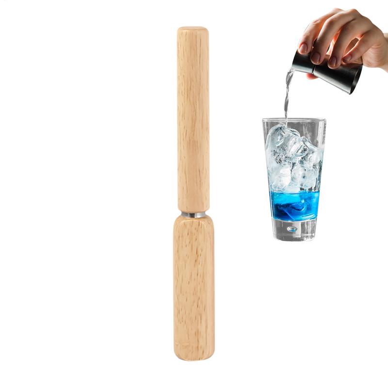 Ice Picks for Breaking Ice Stainless Steel Ice Pick with Wooden Handle Manual Ice Shaper Bar & Cocktail Tools Ice Crusher Tool
