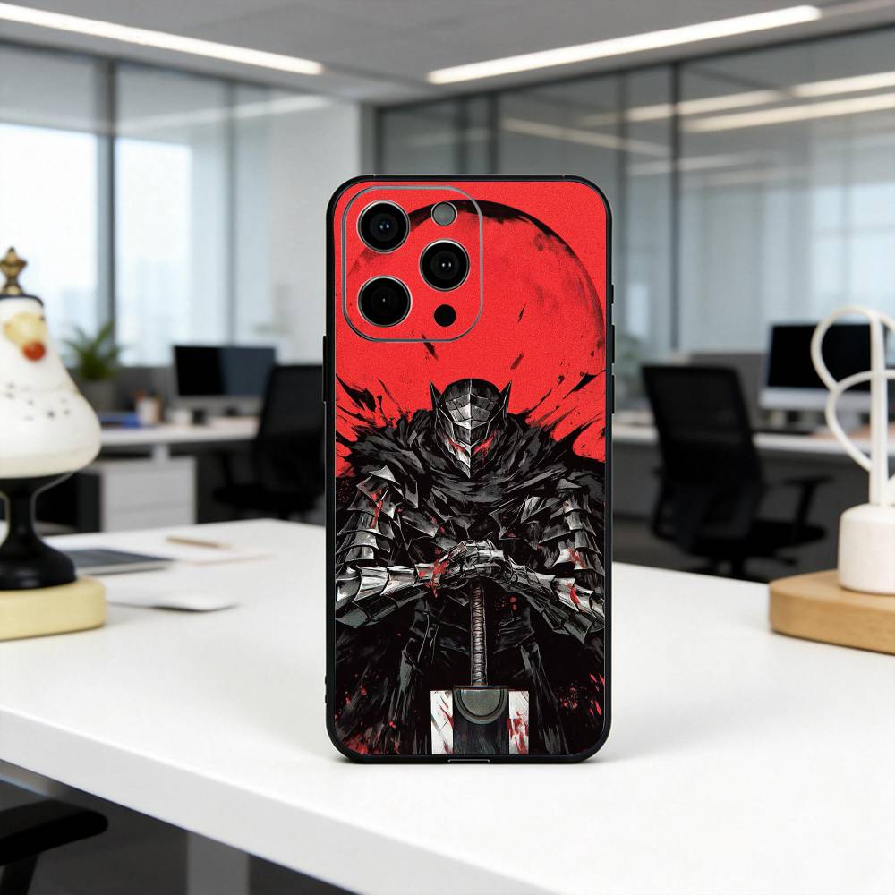 Classic B-Berserk BG G-Guts Phone Case Silicone Soft For IPhone 17 16 15 14 13 12 11 X XR Plus Pro Max Plus