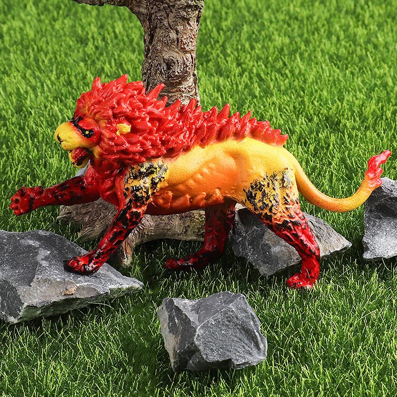 Simulation Animal Mythical Cow Monster Ice Dragon Fiery Eagle Ornament Model