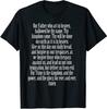 New Limited The Lord's Prayer Matthew 6:9 God Bible Christian Jesus T-Shirt