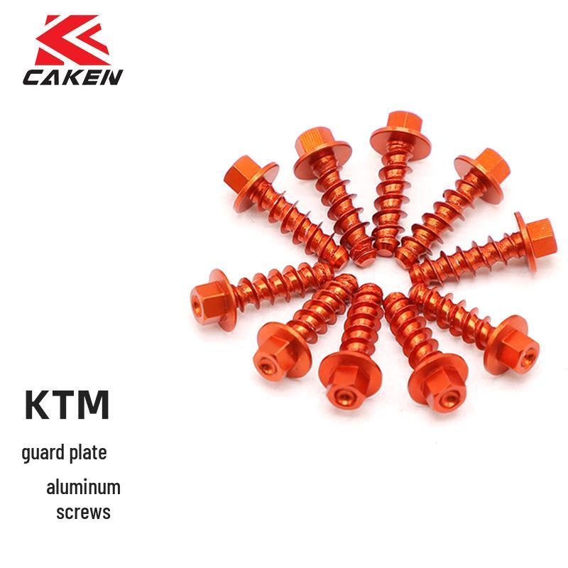 Colored Aluminum Screws for KTM/Husqvarna Models: Plastic Parts & Guards Modifications
