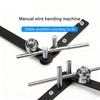Steel Fixture Bender Bending Tool Portable Small Professional Manual Bending Machine for Garden Projects Small Projects
