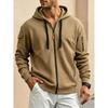 Men's autumn new fashion zipper cardigan jacket sports and leisure hoodie