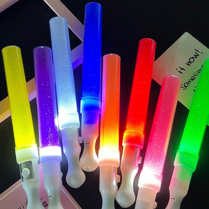 LED Glow Sticks Party Flashing Light Multi-color 3 Light Modes Bright Flashing Light Sticks for Festivals Rave Birthday