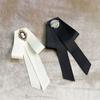 Shirt Multicolor Woman Bow Tie Brooch Bow Dress