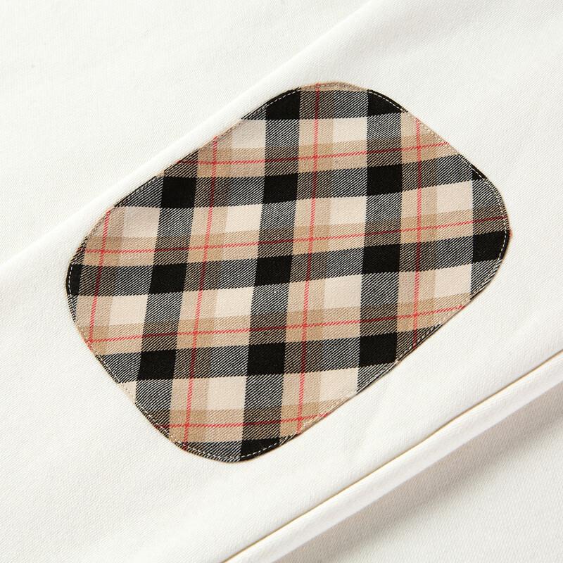 MONTAGUT Men's Brushed Patchwork Long-Sleeve Sweatshirt