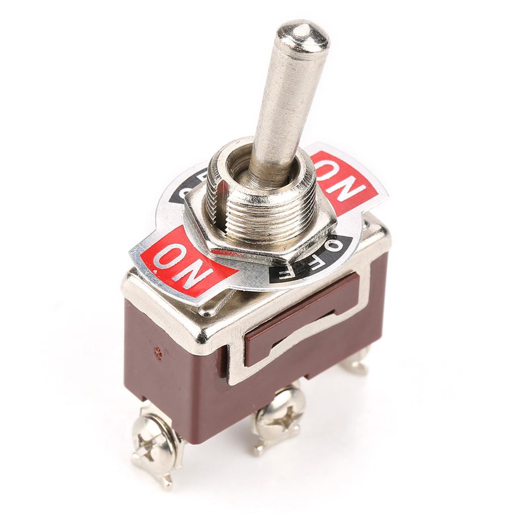 5Pcs ONOFFON 3 Position Toggle Switch 3 Pin 12mm 15A 250VAC