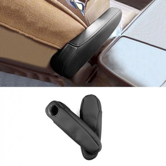 2x Driver & Passenger Side Seat Armrest Handle Leather Cover For Honda CRV 02-06