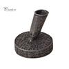 Vintage Desk Organizer Round Pen Holder, Durable Metal Exquisite Carved Desktop Ornament, Calligraphy Base Dip Pens And Quill Supply, for Decoration