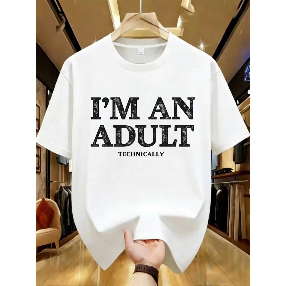 Trendy Letter Pattern Printed Women s Round Neck T-shirt Summer Short Sleeved Top Street Fashion Versatile S