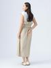 Cut Combination Layered Dress for GREIGE ONE SIZE [Beams Heart] One-piece Women,