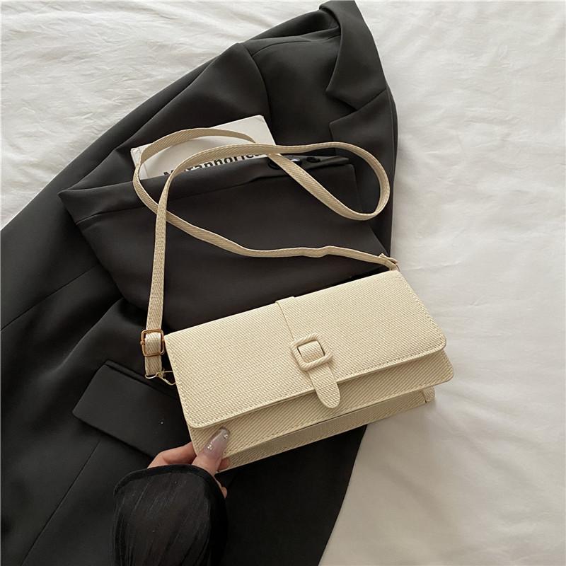 

Summer Fashi Small Bag for Women New Cross Shoulder Single Shoulder Fashi Small Square Bag бежевый