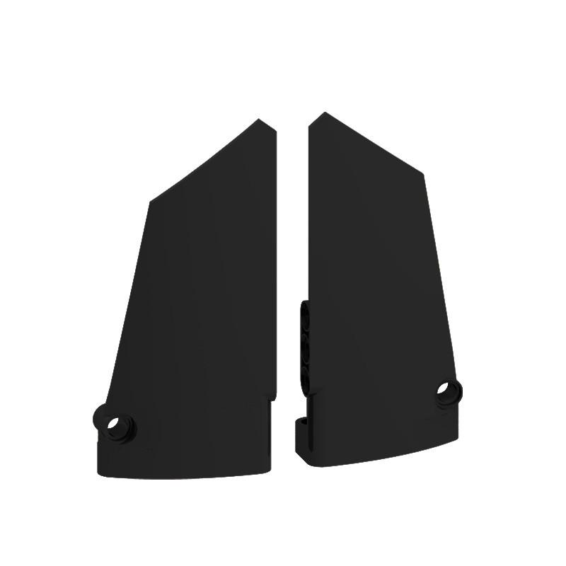 1 Pair Buildings Blocks 64392+64682 High-tech Panel Fairing Panel Parts Compatible with Bulk Modular GBC MOC Set