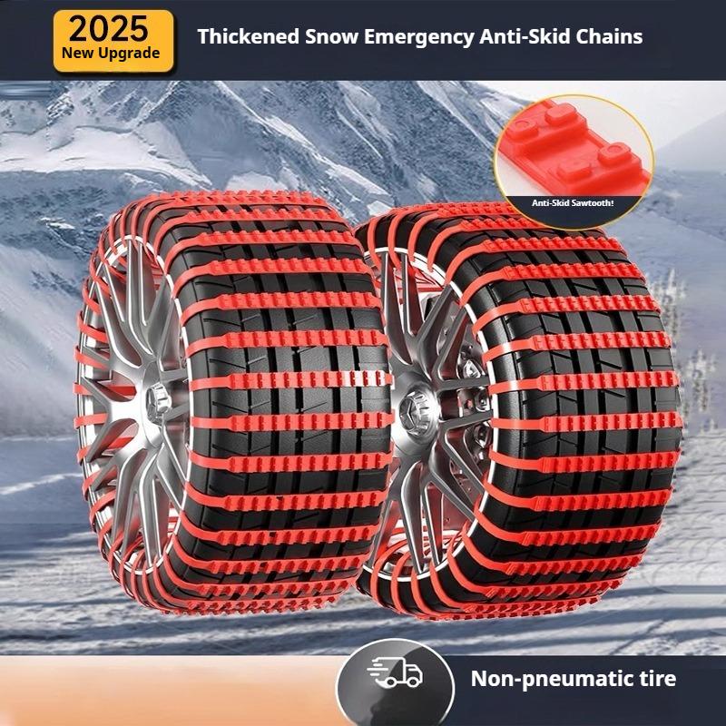 Anti-Skid Snow Chains for Car Motorcycles Winter and Bad Terrain Wheels Anti-slip Emergency Universal Lockout Artifact