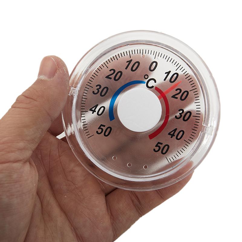 Round Plastic Door And Window Thermometer Pointer Type Cold And Heat Watch
