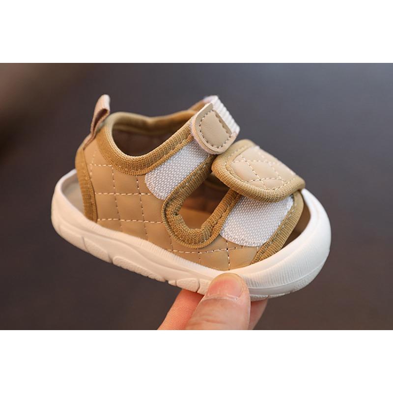 Baby Sandals, Summer Walking Shoes, Soft Sole, Anti-slip, Korean Style Unisex Infant Beach Shoes for Boys and Girls.
