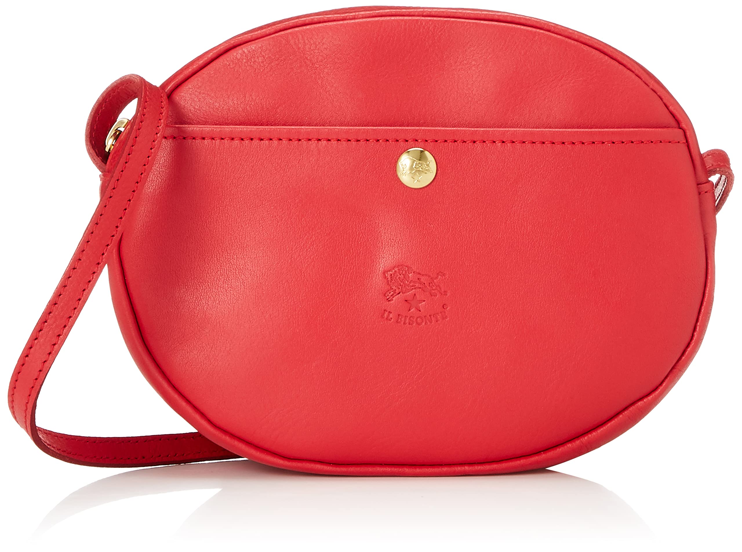 IL BISONTE Shoulder Bag BCR242 PV0001 CASTAGNO [Used]