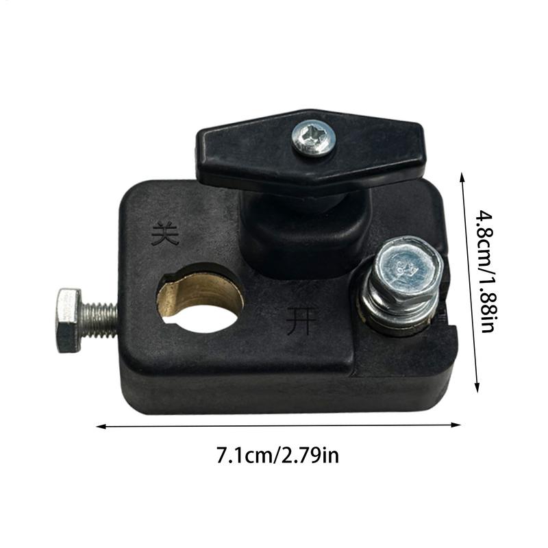 Battery Isolator Button 12v/24v Safety Battery Cutoff Button Heavy-Duty Waterproof Auto Parts Vibration-Proof Car Accessories