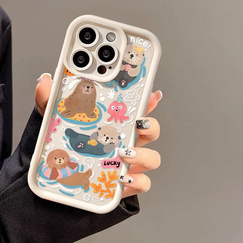 Play Capybara for iPhone17ProMax mobile phone case 17 Apple 16 matte 14/15 premium 13 cartoon