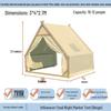 Three-Person Rainproof BBQ Dining Tent for Outdoors & Indoors