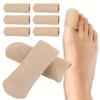 C_himawari Toe Caps, Protectors with Impact Gel Toe Sleeves, Big Toe Caps, Toenail Protection Caps for Blisters, Hammer Toes, Ingrown Toenails, Nail L