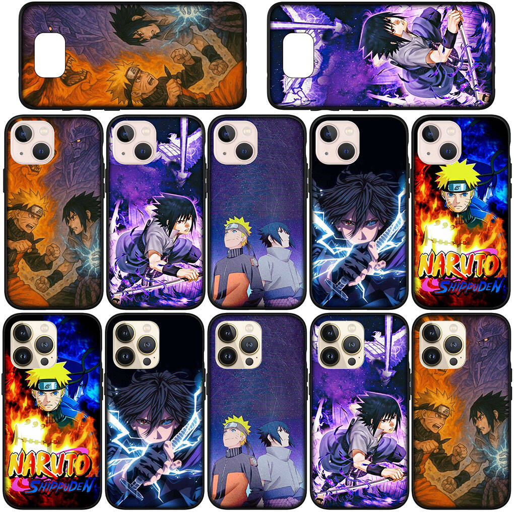 Phone Case for iPhone 17 15 16 Plus Redmi Note 14 12 11 13 Pro Max Huawei P30 P20 Lite OPPO A60 A40 A80 A38 A54 Sasuke Uchiha Silicone Narutos Cover