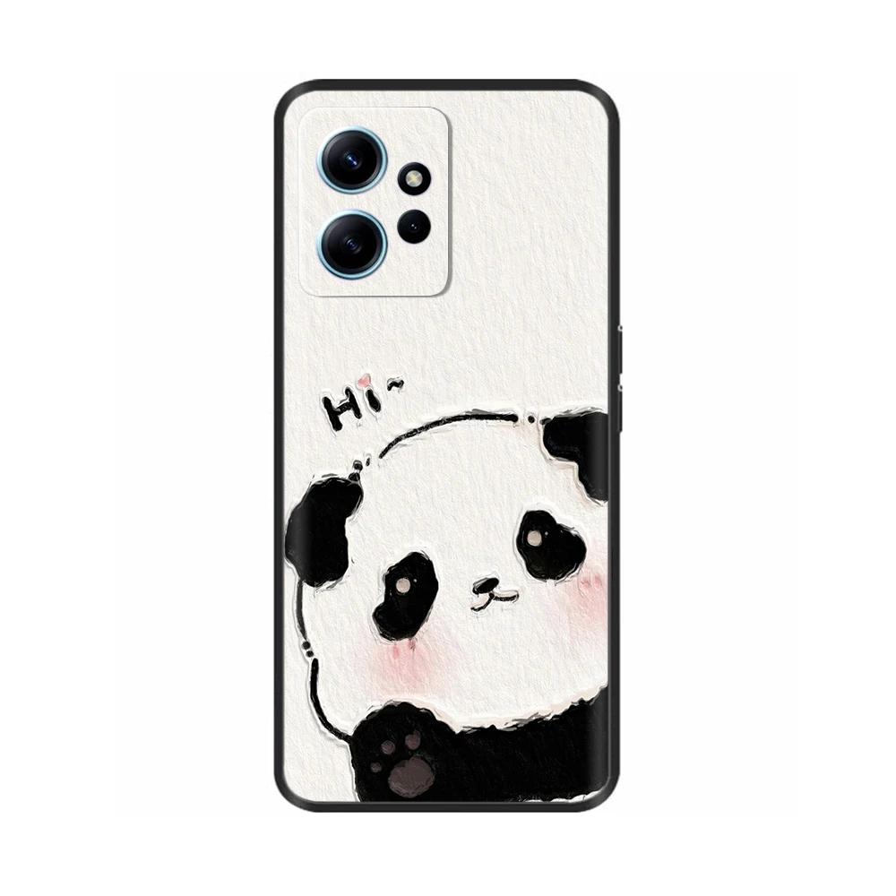 For Xiaomi Redmi Note 12 4G Case Cute Painted Flower Back Cover Full Protection Soft TPU Coque For Redmi Note 12 4G Phone Cases