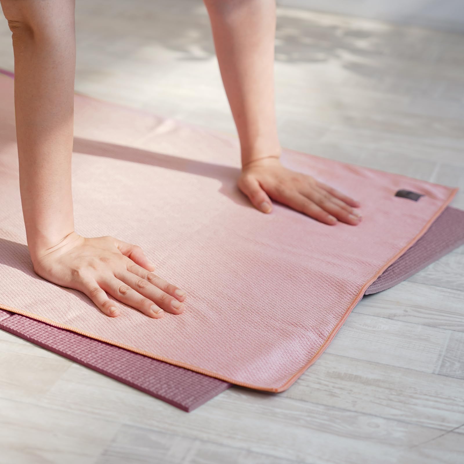 

Yoga Yoga Hot Case Yoga Quick Drying créer Rug, Towel, Yoga, Anti-Slip [Storage Included] Mat, Yoga, Lightweight, Plain, Cute, Absorbent, (Light Pink) світло-рожевий колір