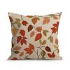 45X45Cm Maple Leaves Pillowcase Imitation Of Linen Cushion Case 100% Polyester Living Room Bedroom Sofa Home Room Decoration