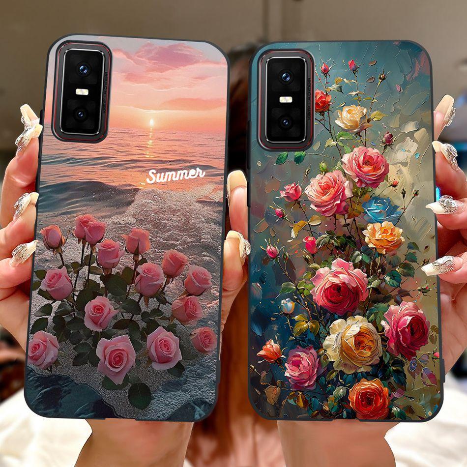 For Infinix GT 30 Pro X6873 2025 Elegant Floral Butterfly Phone Case For Infinix GT30 Pro 5G Soft Silicone TPU Cases