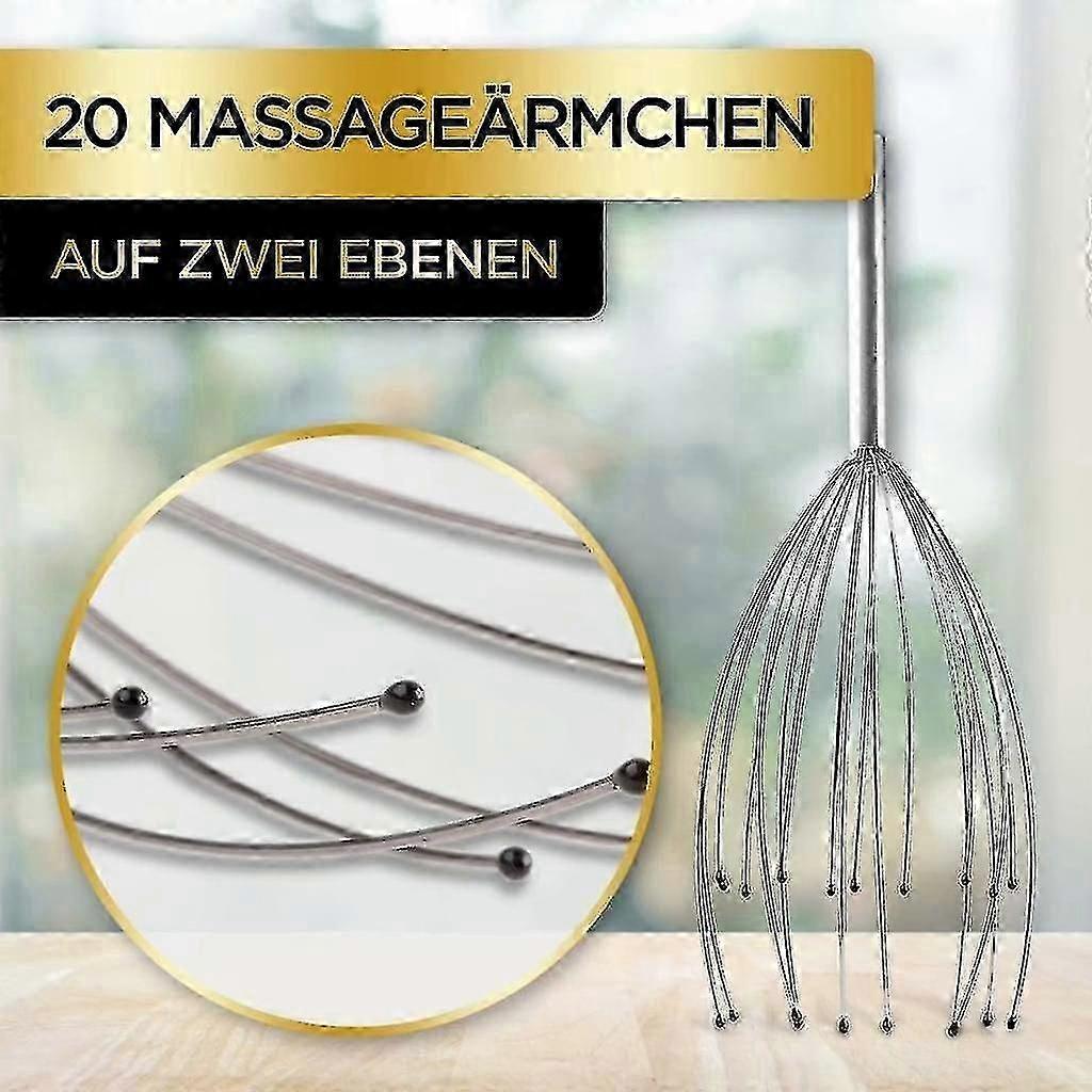Head Massager - 20 Finger Head Crawler - Ideal Gift - Premium Head Massager