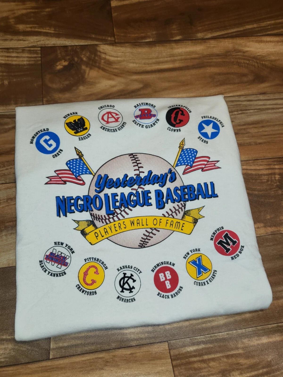 

Vintage 1990s 2000s Yesterdays Negro Leauge Baseball Sports White T Shirt Sz XL M