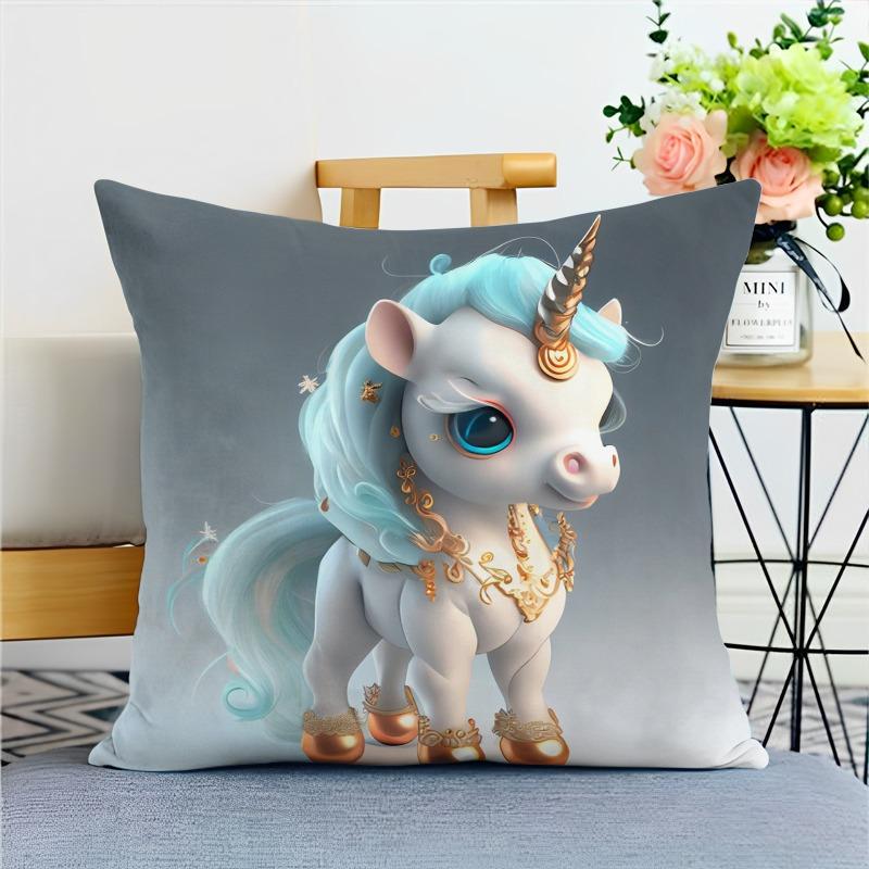 Cartoon Zodiac Pillowcase Dormitory Decoration Office Living Room Home Pillowcase