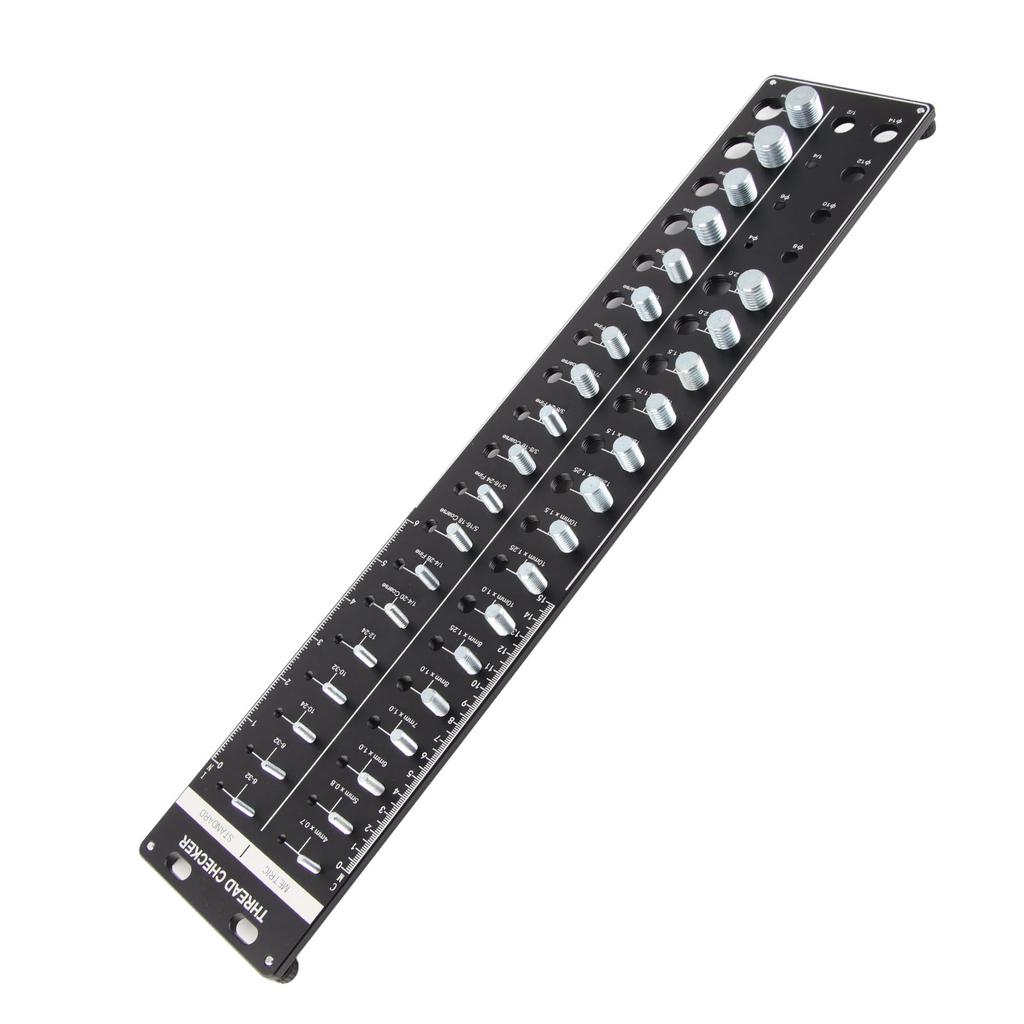 Bolt and Nut Identifier Gauge 10B21 Carbon Steel High Accuracy Nut and Bolt Thread Checker for