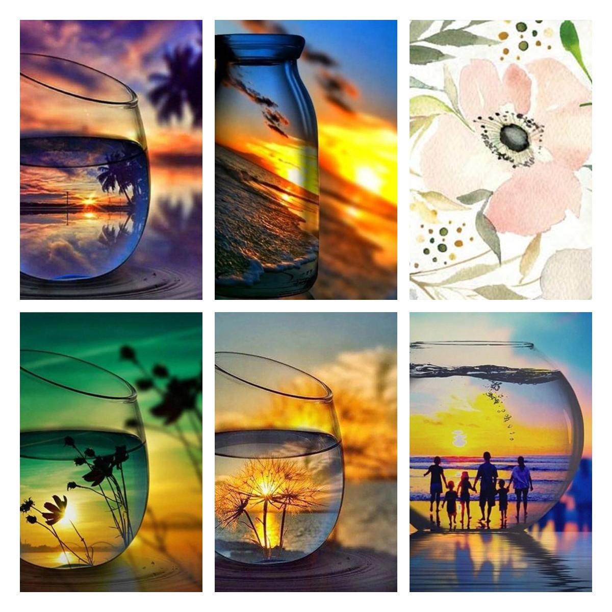 

DIY 5D алмазные наборы для рисования для взрослых и детей, красочная картина для вышивки крестом, художественное ремесло для домашнего декора стен