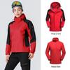 Men's and Women's 3-in-1 Fleece Outdoor Jacket: Windproof, Waterproof, Removable Warm Coat for Mountaineering