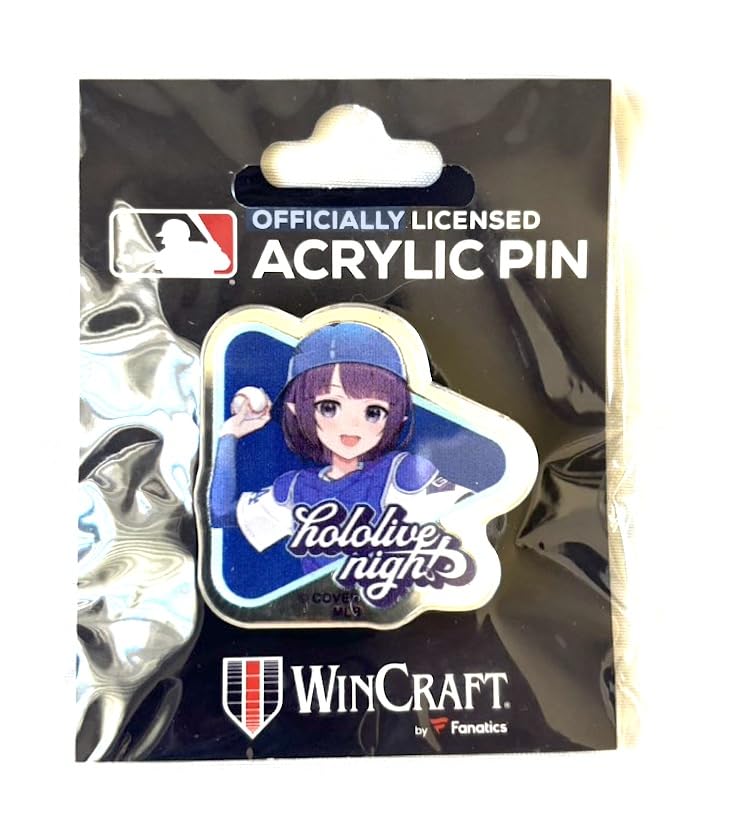 hololive Los Angeles Dodgers hololive night pin badge [US Exclusive] "Ninomae Inanisu" [Used]