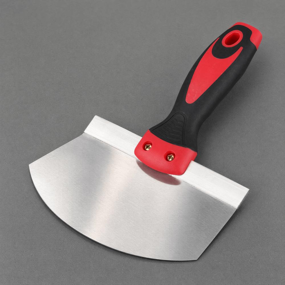 Contoured Blade Multipurpose Scraper Rustproof Stainless Steel Bucket Scoop Tool Professional Use