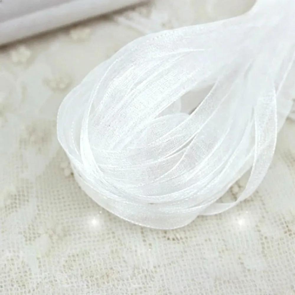 Nastri in Filo a Coda di Pesce da 10 Iarde Bordo Ondulato Pieghettato Nastro in Chiffon Materiale per Confezionamento Regali Decorazioni Fiori per Matrimoni Feste di Compleanno Fai da Te